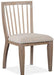 Magnussen Furniture Ainsley Dining Side Chair w/Upholstered Seat in Cerused Khaki (Set of 2) image
