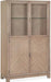 Magnussen Furniture Ainsley Display Cabinet in Cerused Khaki image