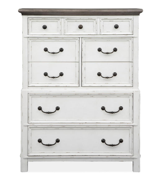 Magnussen Furniture Bellevue Manor Chest in Weathered Shutter White image