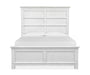 Magnussen Furniture Bellevue Manor Queen Panel Bed in Weathered Shutter White image