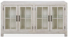 Magnussen Furniture Bronwyn Buffet Curio in Alabaster image