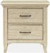 Magnussen Furniture Harlow 2 Drawer Nightstand in Weathered Bisque image