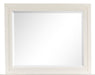 Magnussen Furniture Lola Bay Landscape Mirror in Seagull White image