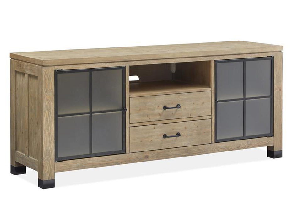 Magnussen Furniture Madison Heights Console in Weathered Fawn