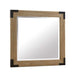 Magnussen Furniture Madison Heights Landscape Mirror in Weathered Fawn image