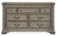 Magnussen Furniture Milford Creek 9 Drawer Dresser in Lark Brown image