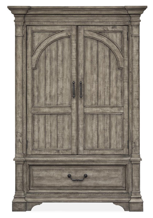 Magnussen Furniture Milford Creek Door Armoire in Lark Brown image