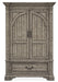 Magnussen Furniture Milford Creek Door Armoire in Lark Brown image