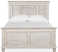 Magnussen Furniture Newport Queen Shutter Panel Bed in Alabaster image