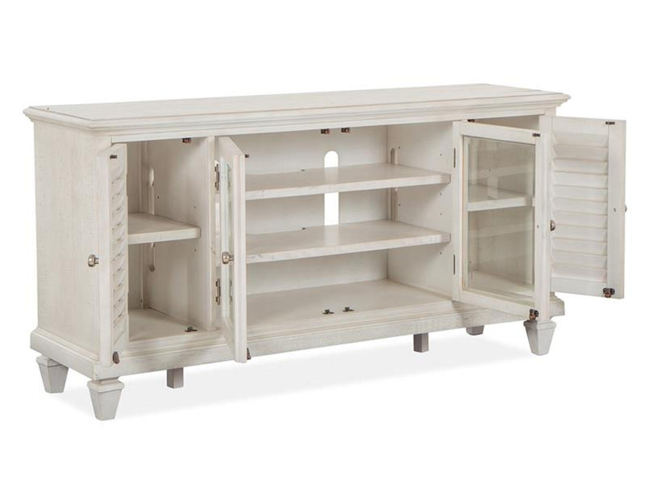 Magnussen Furniture Newport Small Console in Alabaster