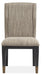 Magnussen Furniture Ryker Upholstered Host Side Chair in Nocturn Black (Set of 2) image