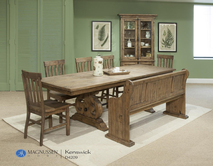 Magnussen Furniture Willoughby Dining Side Chair in Weathered Barley (Set of 2)
