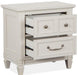 Magnussen Furniture Willowbrook 2 Drawer Nightstand in Egg Shell White image