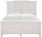 Magnussen Furniture Willowbrook Queen Panel Bed in Egg Shell White image