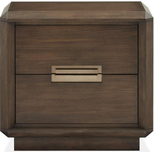 Magnussen Furniture Nouvel 2 Drawer Nightstand in Russet image