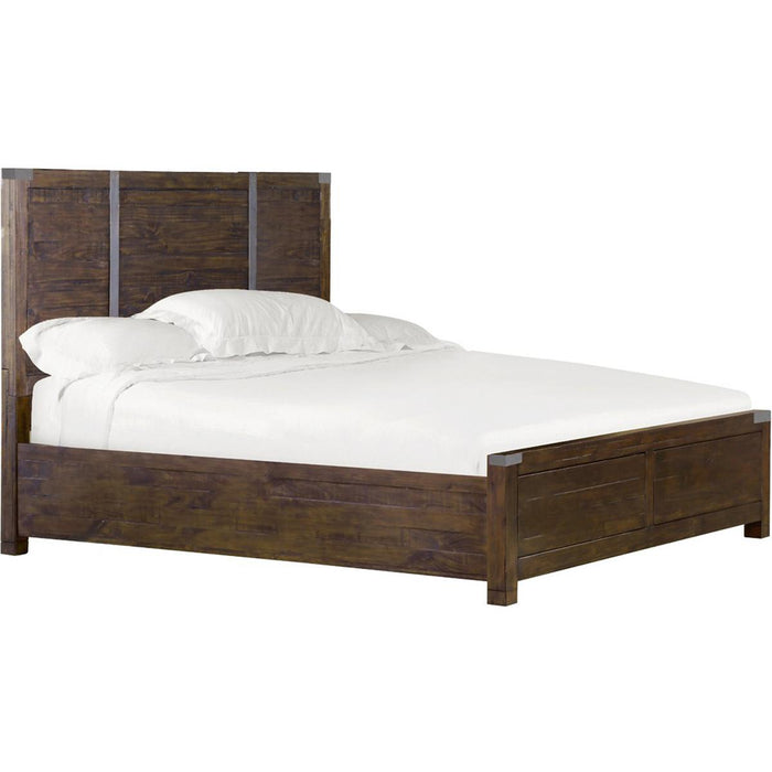 Magnussen Pine Hill California King Panel Bed in Rustic Pine