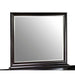New Classic Belle Rose Landscape Mirror in Black Cherry Finish image