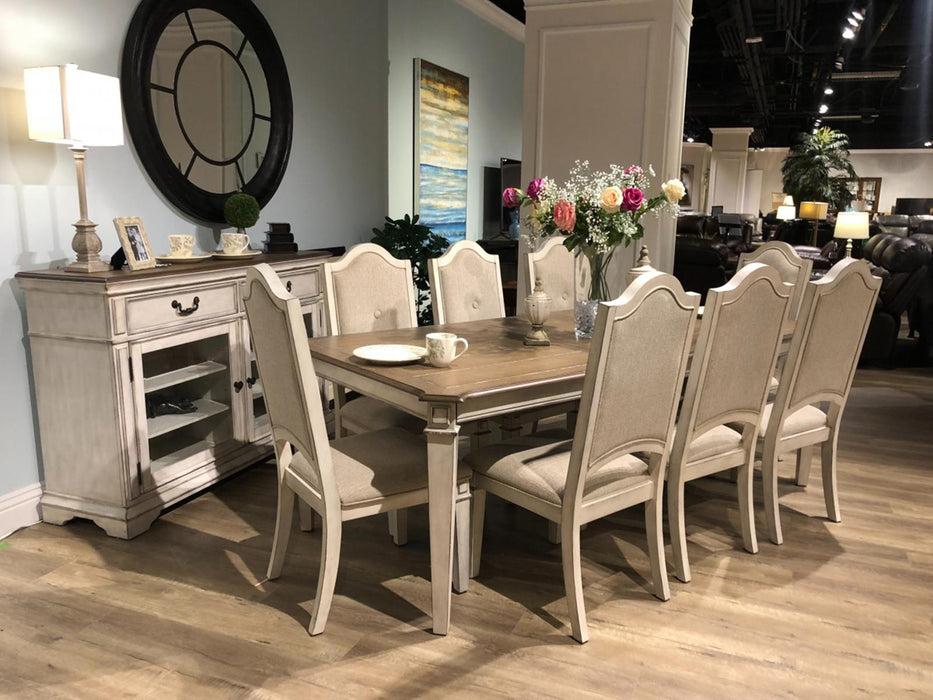 New Classic Furniture Anastasia Side Chair in Antique Bisque (Set of 2)
